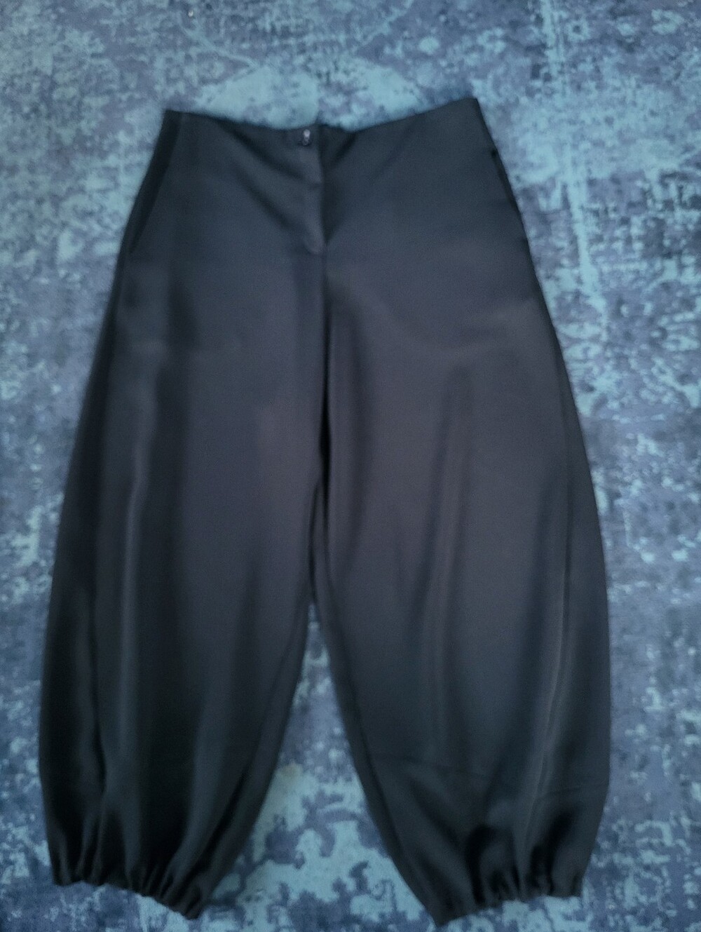 Oska Size 5 (14 16) Black Balloon Pants Designer Dress Pockets
